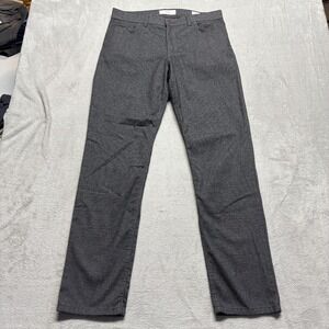 Brax Cooper Fancy 5 Pocket Pants Mens 36x34 Gray Stretch Regular Fit Houndstooth